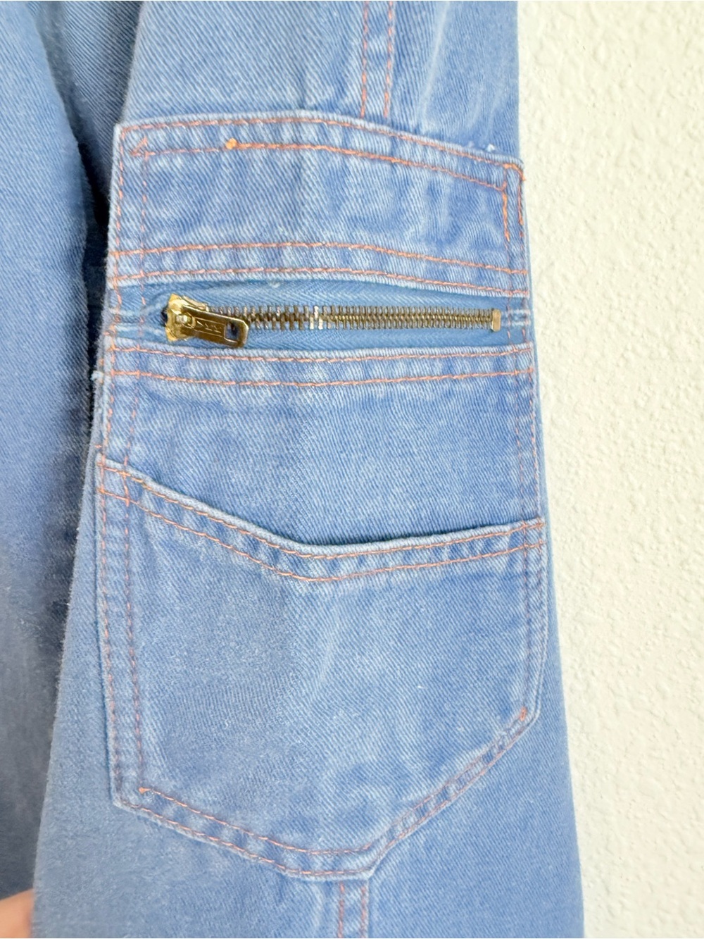 70s Vintage CB Jeans Carpenter Style Flare Jeans Retro Utility Gorpcore - Picture 7 of 15